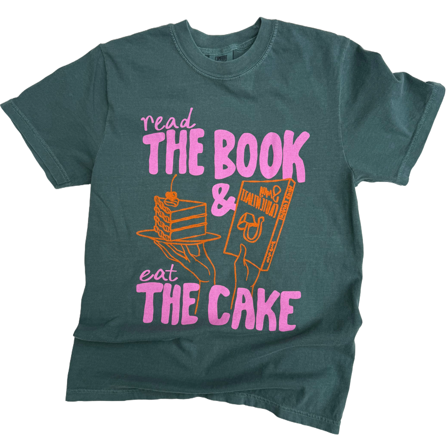 Read the Book & Eat the Cake (Dark Green)