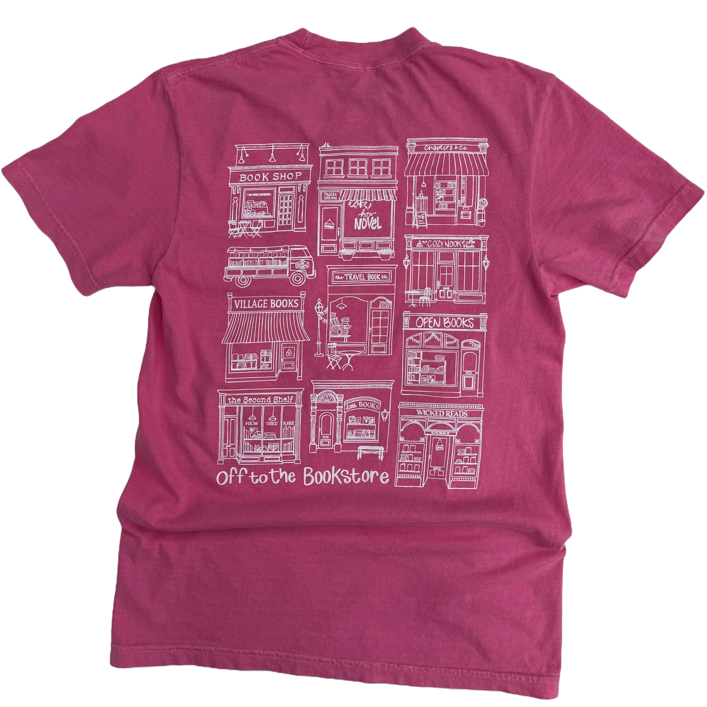 Off to the Bookstore (Pink)