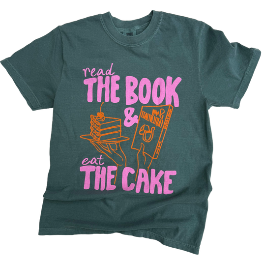 Read the Book & Eat the Cake (Dark Green)